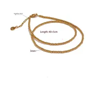 Wholesale Jewelry Casual Elegant Luxurious Round 302 Stainless Steel Necklace main image 2