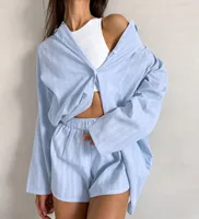Home Sleeping Women's Simple Style Solid Color Cotton Pants Sets Pajama Sets sku image 6