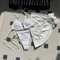 Women's Sexy Solid Color 3 Pieces Set Bikinis Swimwear main image 2