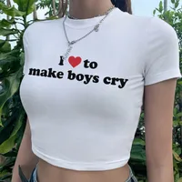 Women's T-shirt Half Sleeve T-Shirts Streetwear Letter Heart Shape main image 2
