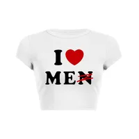 Women's T-shirt Sleeveless T-Shirts Simple Style Letter Heart Shape main image 4