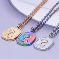 304 Stainless Steel Simple Style Classic Style Plating Flower Jewelry Accessories main image 1