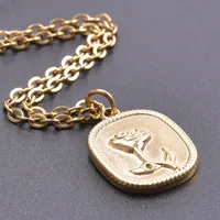 304 Stainless Steel Simple Style Classic Style Plating Flower Jewelry Accessories sku image 6