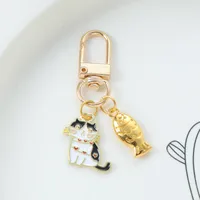 Elegant Cute Rock Animal Letter Alloy Asymmetrical Keychain main image 3