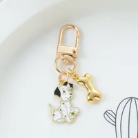 Elegant Cute Rock Animal Letter Alloy Asymmetrical Keychain main image 4