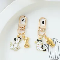 Elegant Cute Rock Animal Letter Alloy Asymmetrical Keychain main image 5