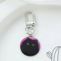 Elegant Cute Simple Style Animal Round Alloy Keychain main image 4