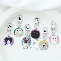 Elegant Cute Simple Style Animal Round Alloy Keychain main image 8