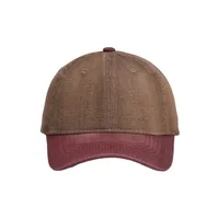 Unisex Retro Punk Roman Style Splicing Patchwork Curved Eaves Baseball Cap main image 6