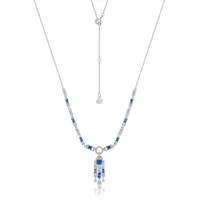 925 Sterling Silver 925 Sterling Silver Lab-grown Gemstone Lab-grown Gemstone Diamond Geometric Pendant Necklace main image 1