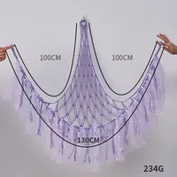 Casual Simple Style Solid Color Grid Cotton Tapestry Wall Art sku image 22