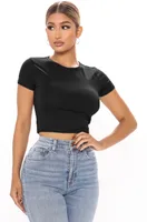 Women's T-shirt Short Sleeve T-Shirts Casual Solid Color main image 5