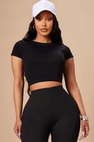 Women's T-shirt Short Sleeve T-Shirts Casual Solid Color main image 3