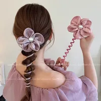 Women's Simple Style Flower Cloth Hair Tie main image 1