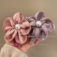 Women's Simple Style Flower Cloth Hair Tie main image 4