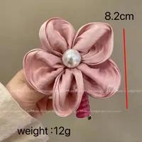 Women's Simple Style Flower Cloth Hair Tie main image 5