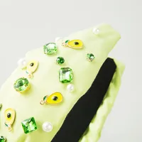 Women's Cute Sweet Fruit Alloy Glass Inlay Glass Hair Band main image 3
