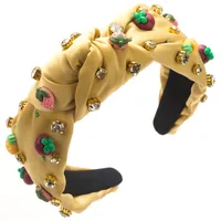 Women's Cute Sweet Fruit Alloy Glass Inlay Glass Hair Band sku image 2