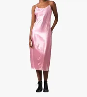 Women's Strap Dress Streetwear Strap Sequins Sleeveless Solid Color Midi Dress Holiday Date Bar main image 5