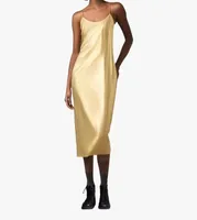 Women's Strap Dress Streetwear Strap Sequins Sleeveless Solid Color Midi Dress Holiday Date Bar main image 1