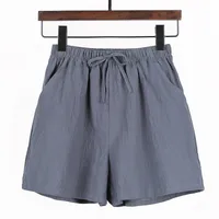 Women's Holiday Daily Preppy Style Solid Color Shorts Casual Pants Wide Leg Pants main image 4