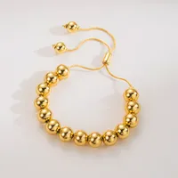 Copper 18K Gold Plated IG Style Classic Style Plating Round Bracelets main image 3