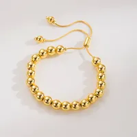 Copper 18K Gold Plated IG Style Classic Style Plating Round Bracelets main image 4