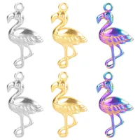 304 Stainless Steel 18K Gold Plated Basic Modern Style Classic Style Plating Bird Pendant Necklace main image 2