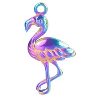304 Stainless Steel 18K Gold Plated Basic Modern Style Classic Style Plating Bird Pendant Necklace main image 3
