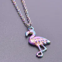 304 Stainless Steel 18K Gold Plated Basic Modern Style Classic Style Plating Bird Pendant Necklace sku image 5