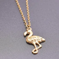 304 Stainless Steel 18K Gold Plated Basic Modern Style Classic Style Plating Bird Pendant Necklace sku image 6