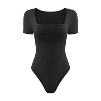 Women's Bodysuits Sleeveless Bodysuits Simple Style Solid Color main image 2