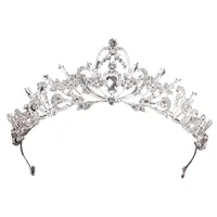 Alloy Princess Romantic Plating Crown Artificial Rhinestones main image 5