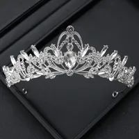 Alloy Princess Romantic Plating Crown Artificial Rhinestones sku image 1