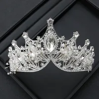 Alloy Princess Romantic Plating Crown Artificial Rhinestones sku image 42