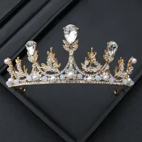 Alloy Princess Romantic Plating Crown Artificial Rhinestones sku image 27