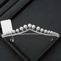 Alloy Princess Romantic Plating Crown Artificial Rhinestones sku image 3