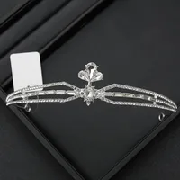 Alloy Princess Romantic Plating Crown Artificial Rhinestones sku image 17