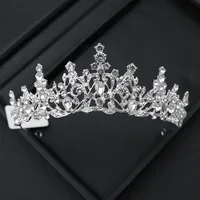 Alloy Princess Romantic Plating Crown Artificial Rhinestones sku image 35
