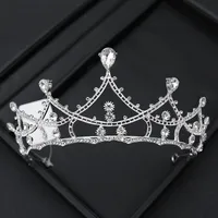 Alloy Princess Romantic Plating Crown Artificial Rhinestones sku image 21