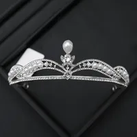 Alloy Princess Romantic Plating Crown Artificial Rhinestones sku image 14