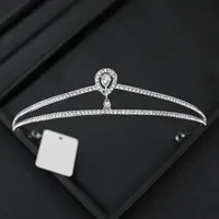 Alloy Princess Romantic Plating Crown Artificial Rhinestones sku image 5