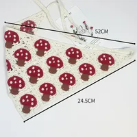 Unisex Vacation Pastoral Geometric Plaid Flower Cloth 1 Piece sku image 12