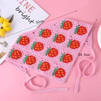 Unisex Vacation Pastoral Geometric Plaid Flower Cloth 1 Piece sku image 7