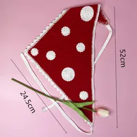 Unisex Vacation Pastoral Geometric Plaid Flower Cloth 1 Piece sku image 11