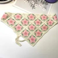 Unisex Vacation Pastoral Geometric Plaid Flower Cloth 1 Piece sku image 44