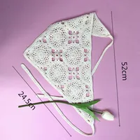 Unisex Vacation Pastoral Geometric Plaid Flower Cloth 1 Piece sku image 2