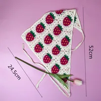 Unisex Vacation Pastoral Geometric Plaid Flower Cloth 1 Piece sku image 8