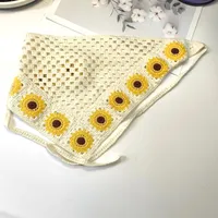 Unisex Vacation Pastoral Geometric Plaid Flower Cloth 1 Piece sku image 42
