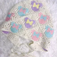 Unisex Vacation Pastoral Geometric Plaid Flower Cloth 1 Piece sku image 48